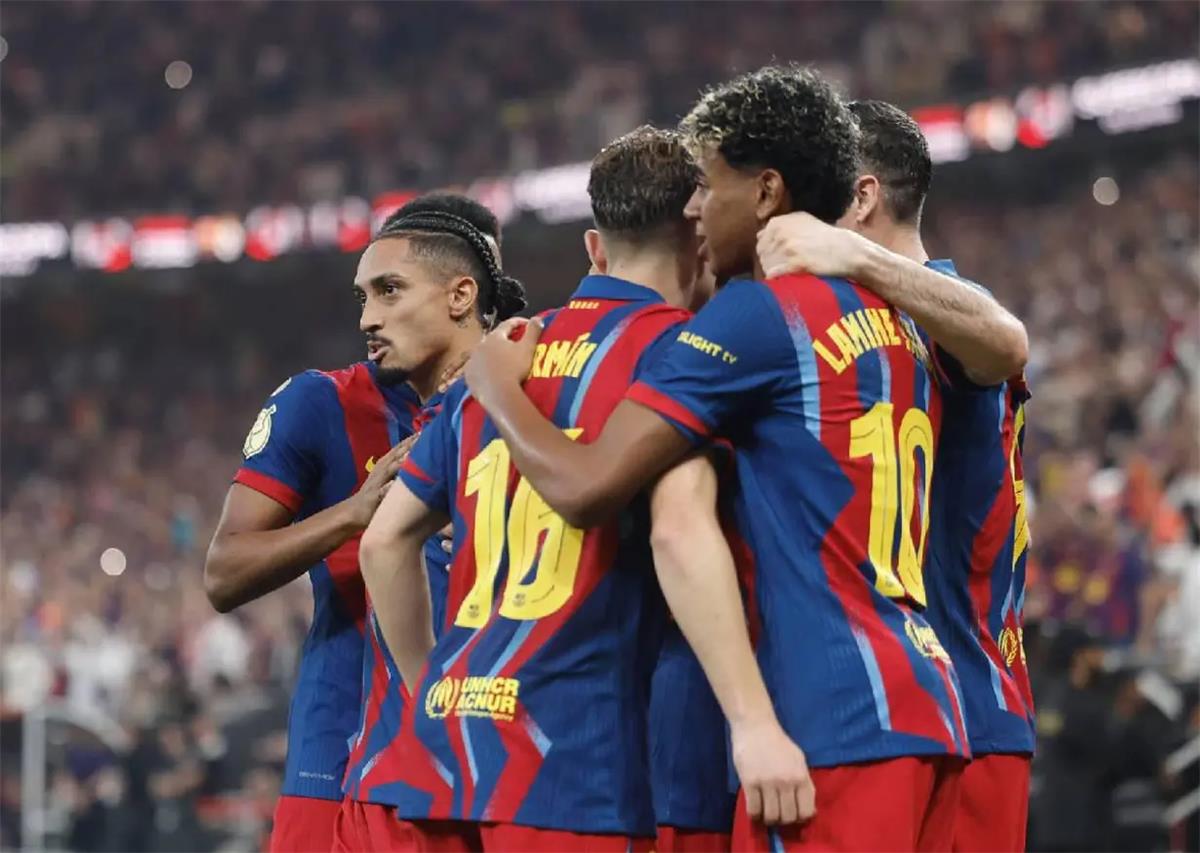 برشلونة بطلا للسوبر الاسباني بثلاثية في شباك مدريد